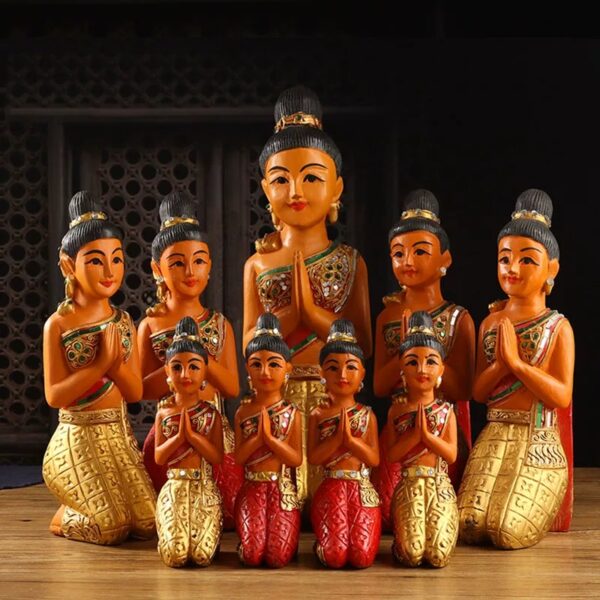 wood Carving-God of Hapiness