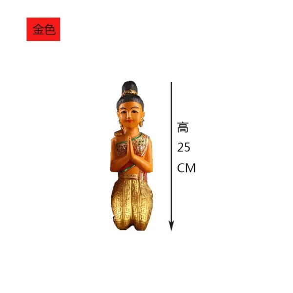 wood Carving-God of Hapiness - Image 2