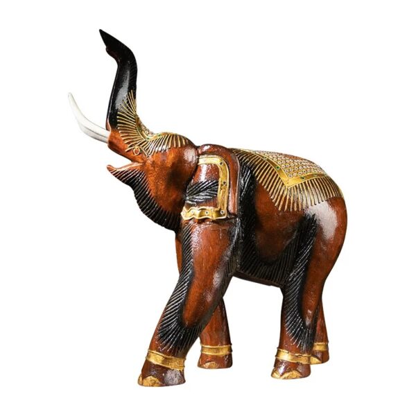 wood carving from Indonesia- Elephant - Image 2