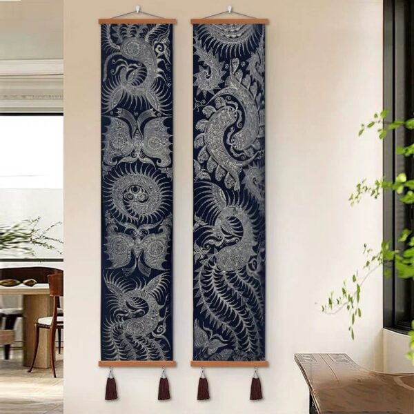 Miao batik-Decorative fabric for hanging paintings - Image 3